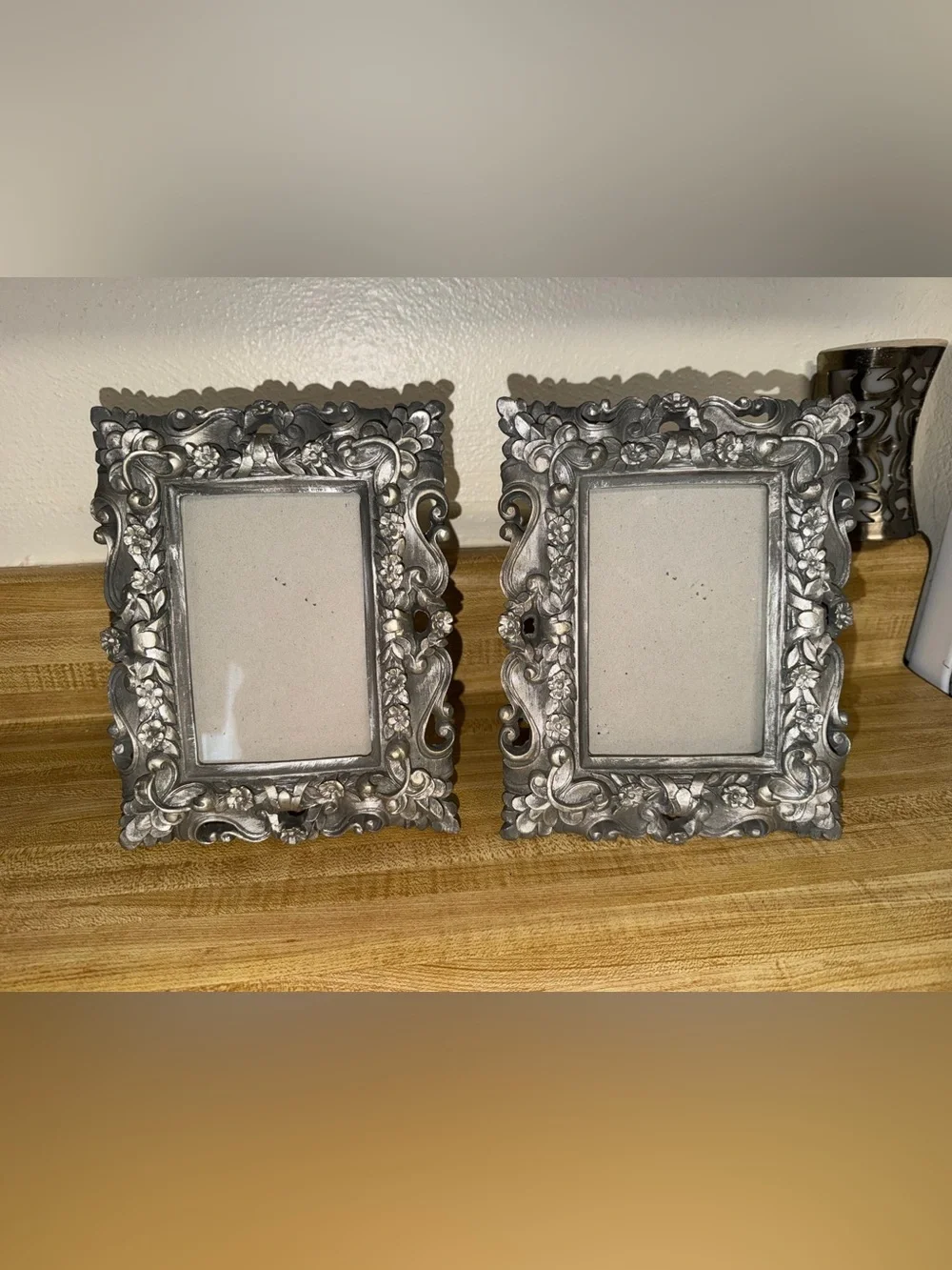 Vintage Sheffield Home Ornate Floral Scroll Picture Frames‎ (Set of 2)